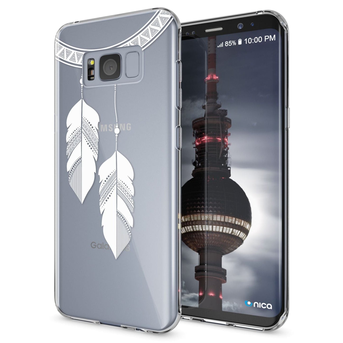 Samsung Galaxy S8 Case by NALIA, Slim Silicone Design Protective Case