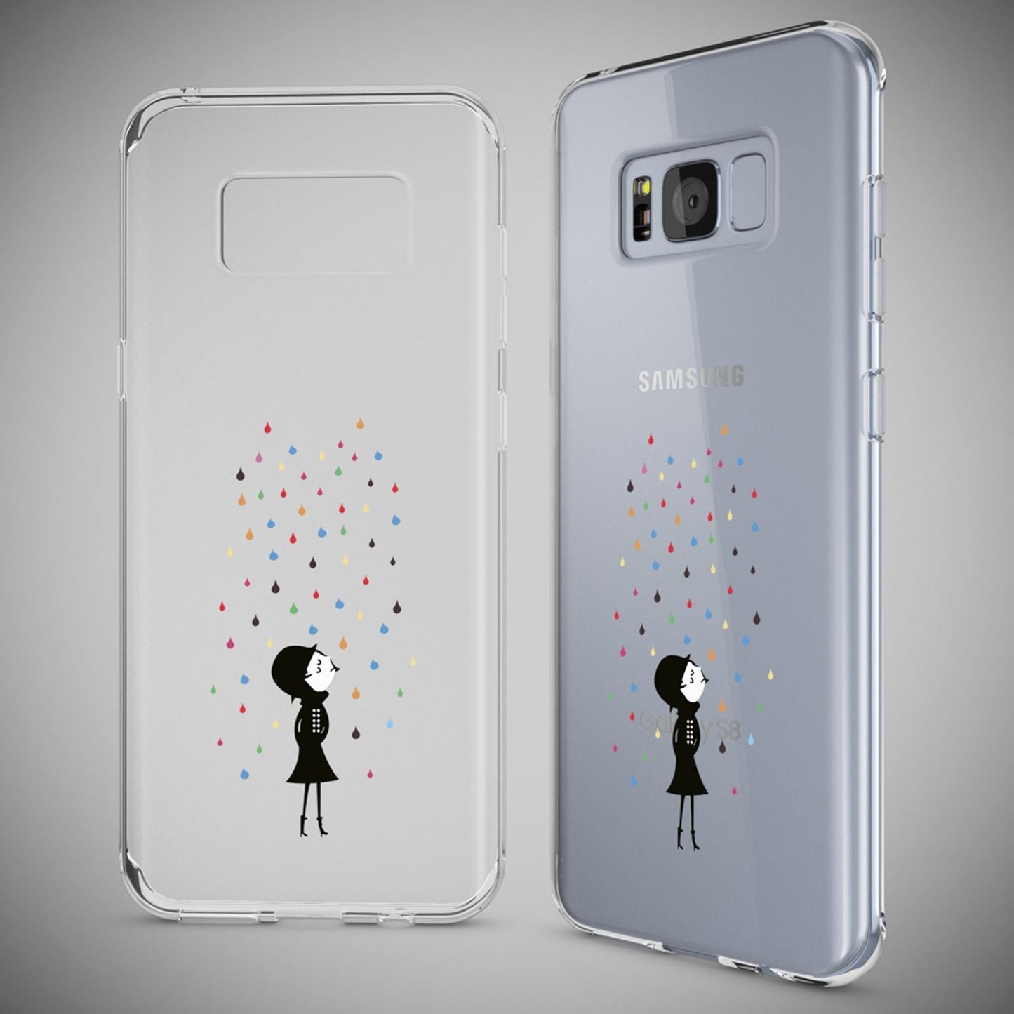 Samsung Galaxy S8 Plus Hülle Handyhülle von NALIA, Silikon Motiv Case Schutzhülle