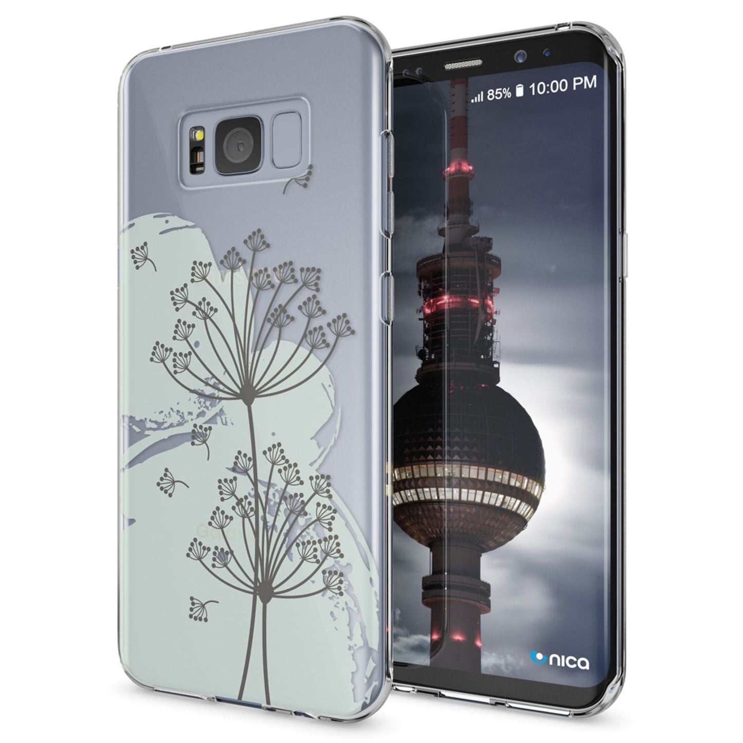 Samsung Galaxy S8 Plus Hülle Handyhülle von NALIA, Silikon Motiv Case Schutzhülle