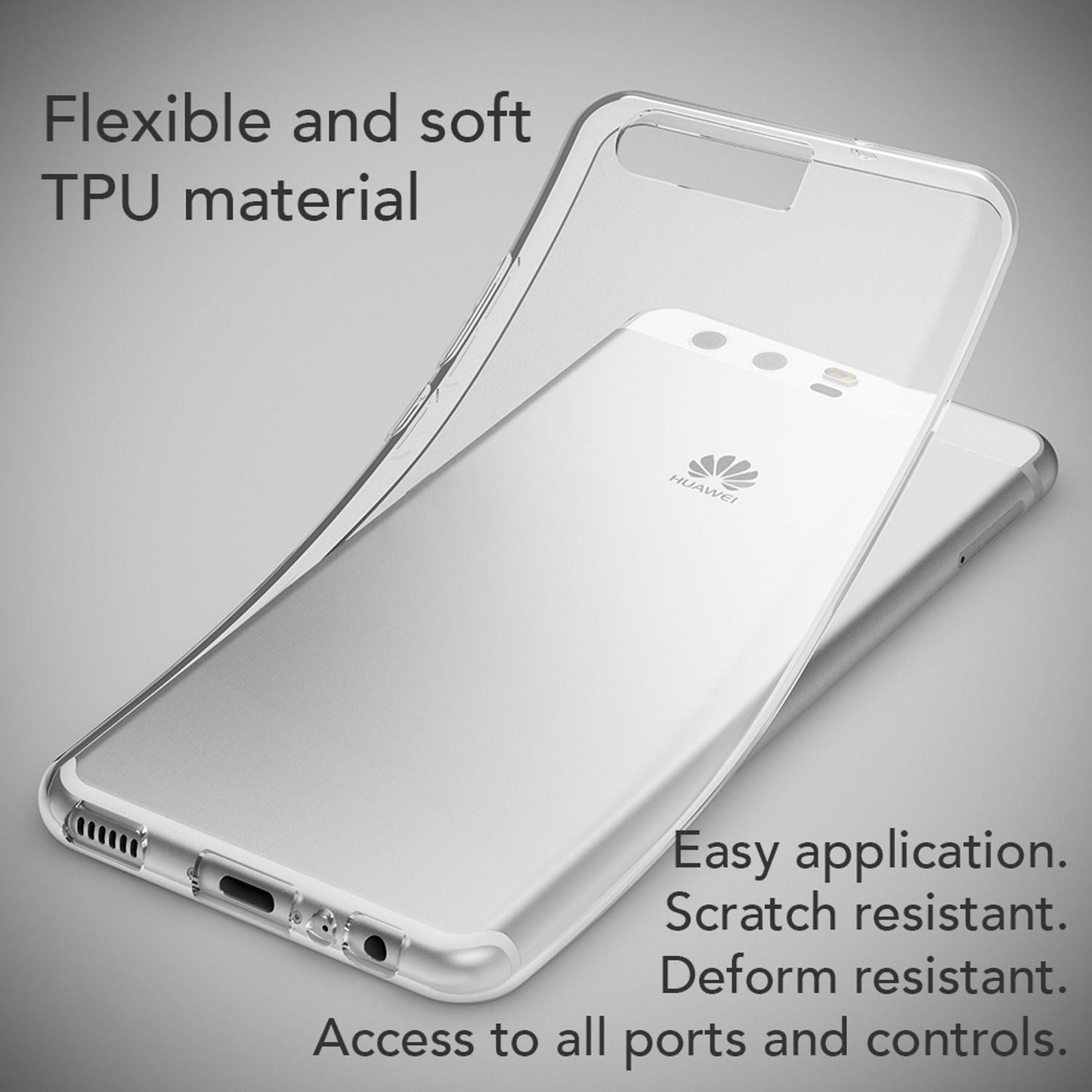 Huawei P10 Hülle Handyhülle von NALIA, Slim Silikon Motiv Case Cover Schutzhülle