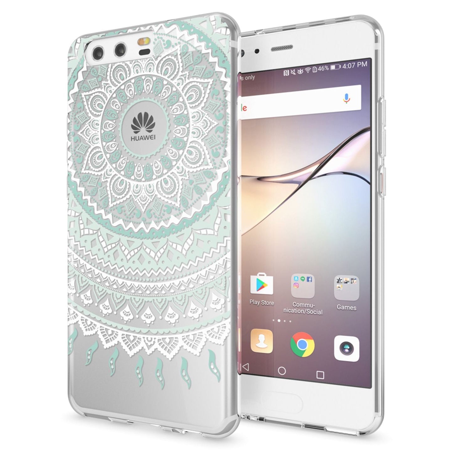 Huawei P10 Hülle Handyhülle von NALIA, Slim Silikon Motiv Case Cover Schutzhülle