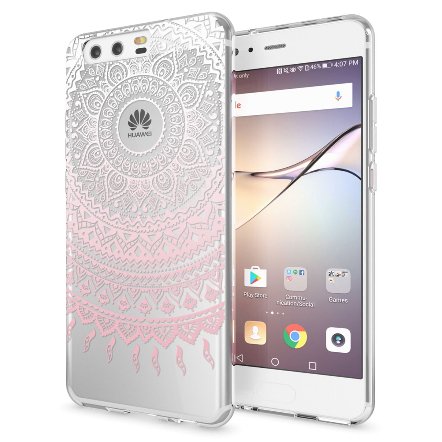 Huawei P10 Hülle Handyhülle von NALIA, Slim Silikon Motiv Case Cover Schutzhülle
