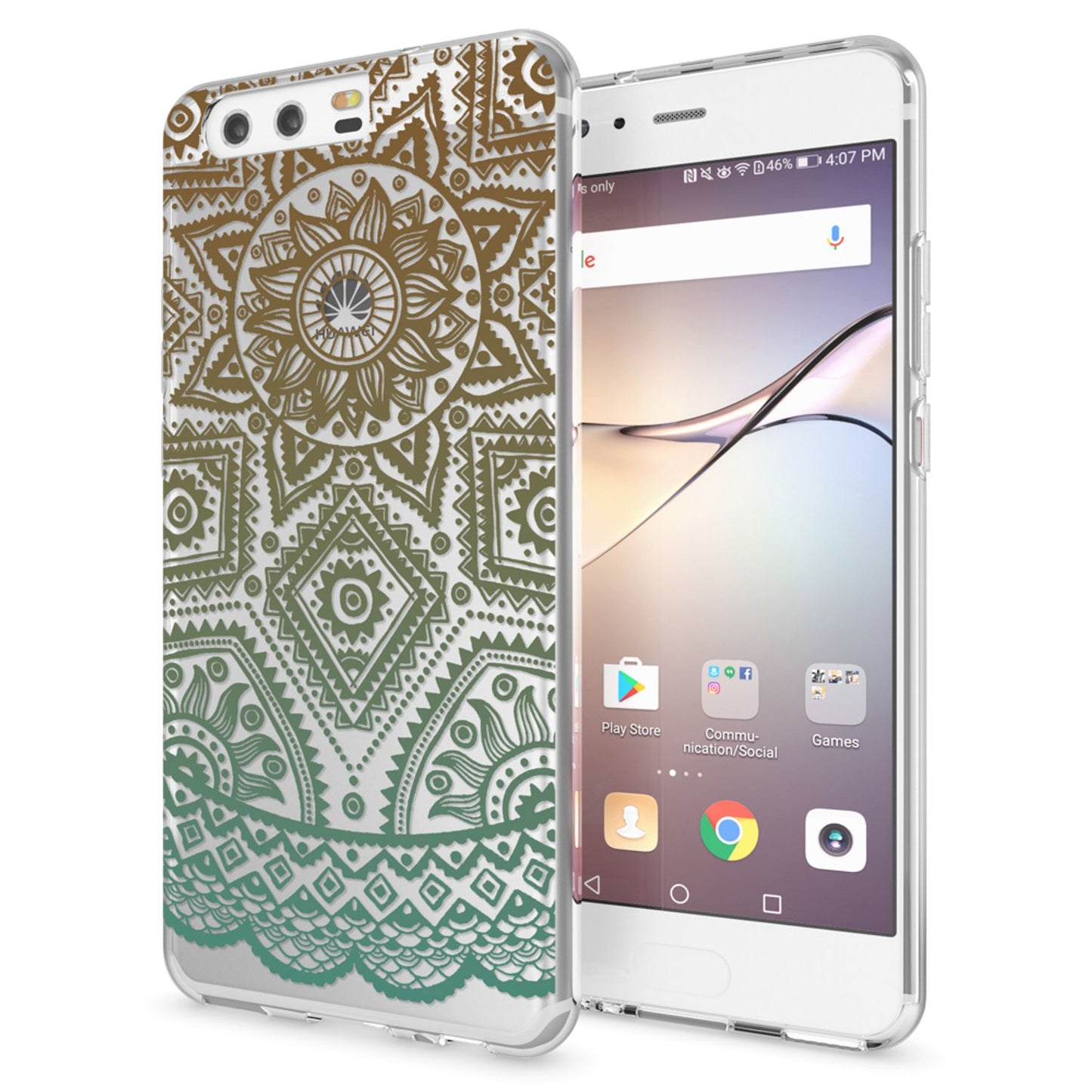 Huawei P10 Hülle Handyhülle von NALIA, Slim Silikon Motiv Case Cover Schutzhülle