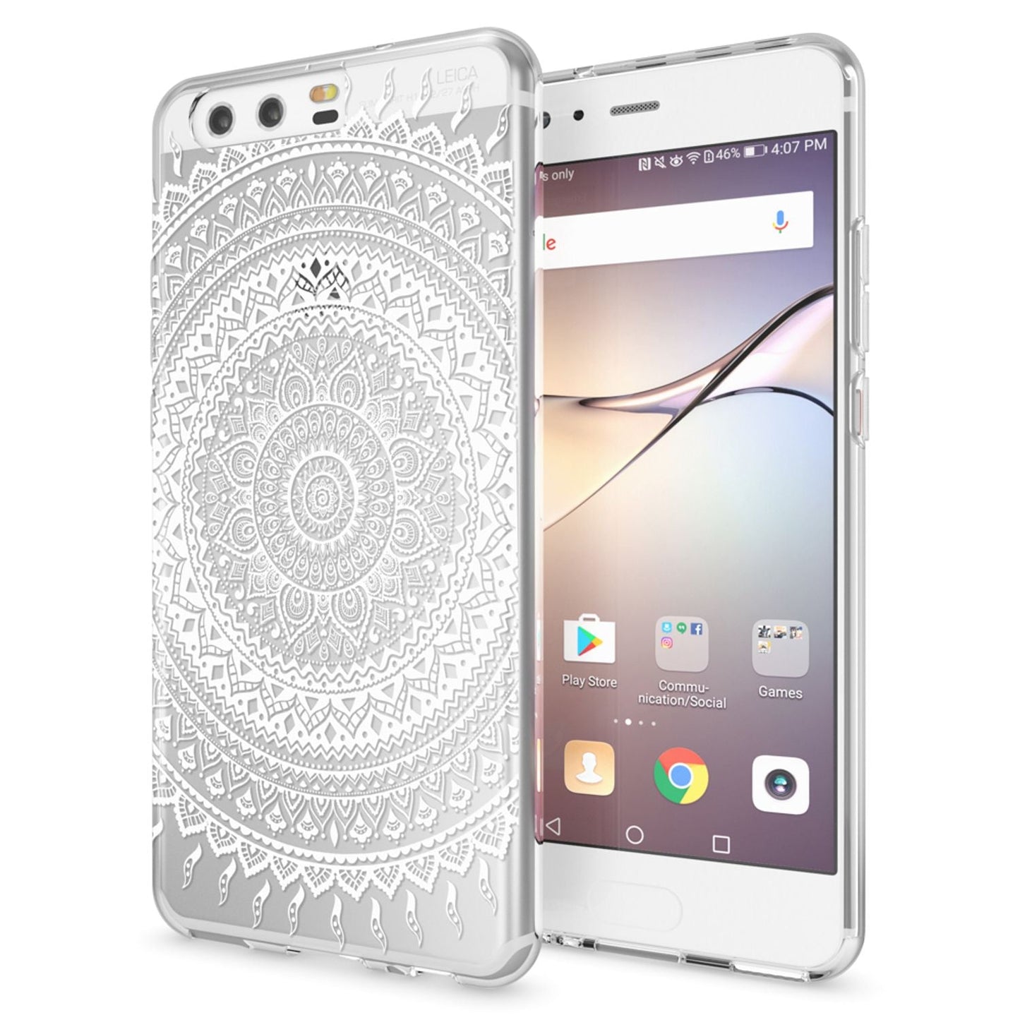 Huawei P10 Hülle Handyhülle von NALIA, Slim Silikon Motiv Case Cover Schutzhülle