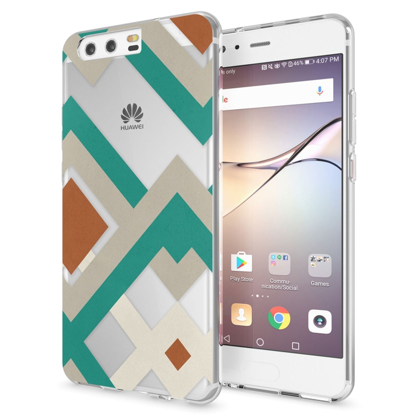 Huawei P10 Hülle Handyhülle von NALIA, Slim Silikon Motiv Case Cover Schutzhülle