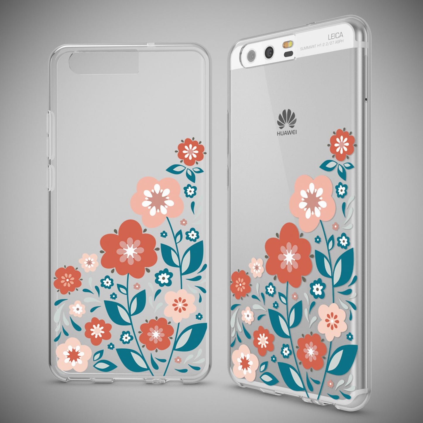Huawei P10 Hülle Handyhülle von NALIA, Slim Silikon Motiv Case Cover Schutzhülle