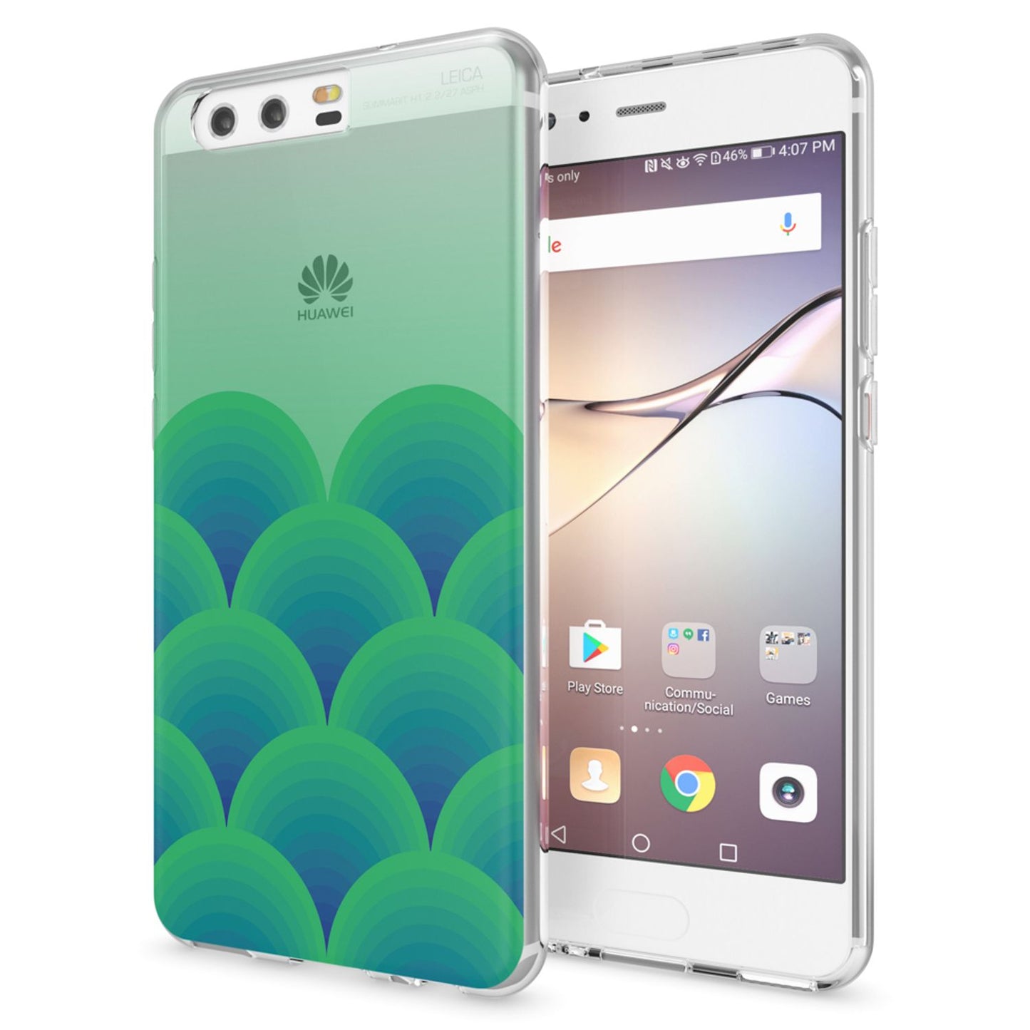 Huawei P10 Hülle Handyhülle von NALIA, Slim Silikon Motiv Case Cover Schutzhülle