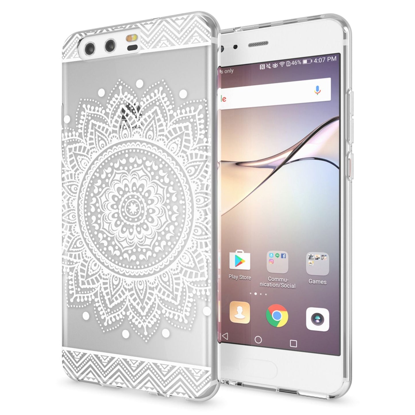 Huawei P10 Hülle Handyhülle von NALIA, Slim Silikon Motiv Case Cover Schutzhülle