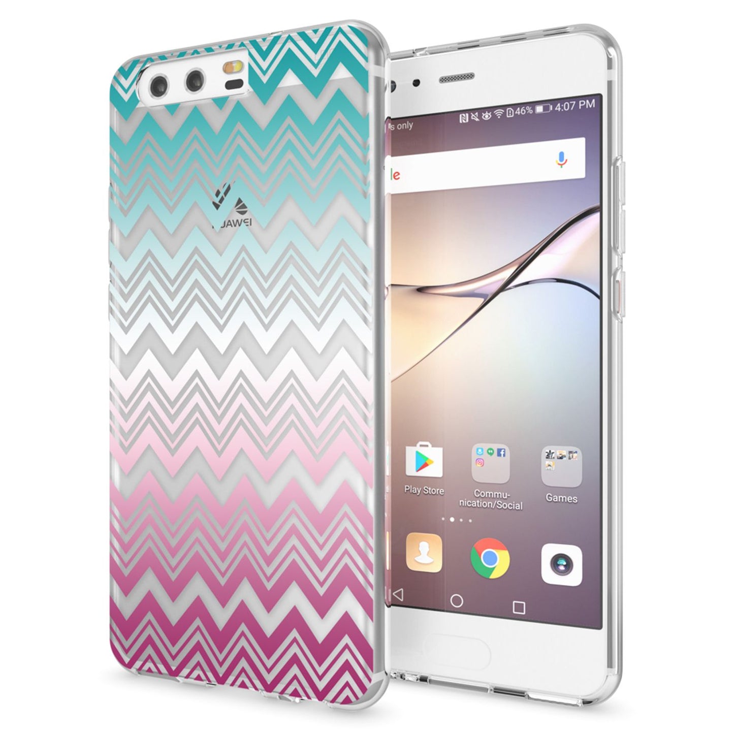 Huawei P10 Hülle Handyhülle von NALIA, Slim Silikon Motiv Case Cover Schutzhülle