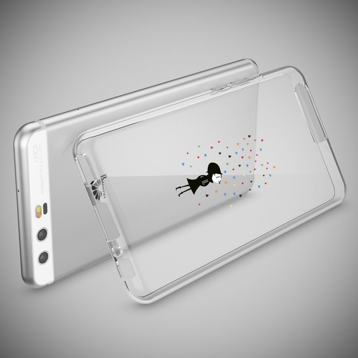 Huawei P10 Hülle Handyhülle von NALIA, Slim Silikon Motiv Case Cover Schutzhülle