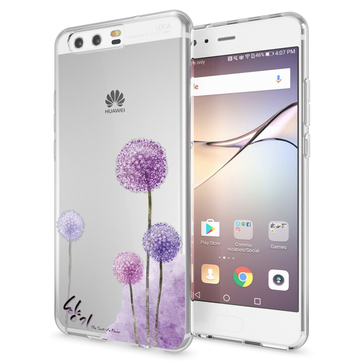 Huawei P10 Hülle Handyhülle von NALIA, Slim Silikon Motiv Case Cover Schutzhülle