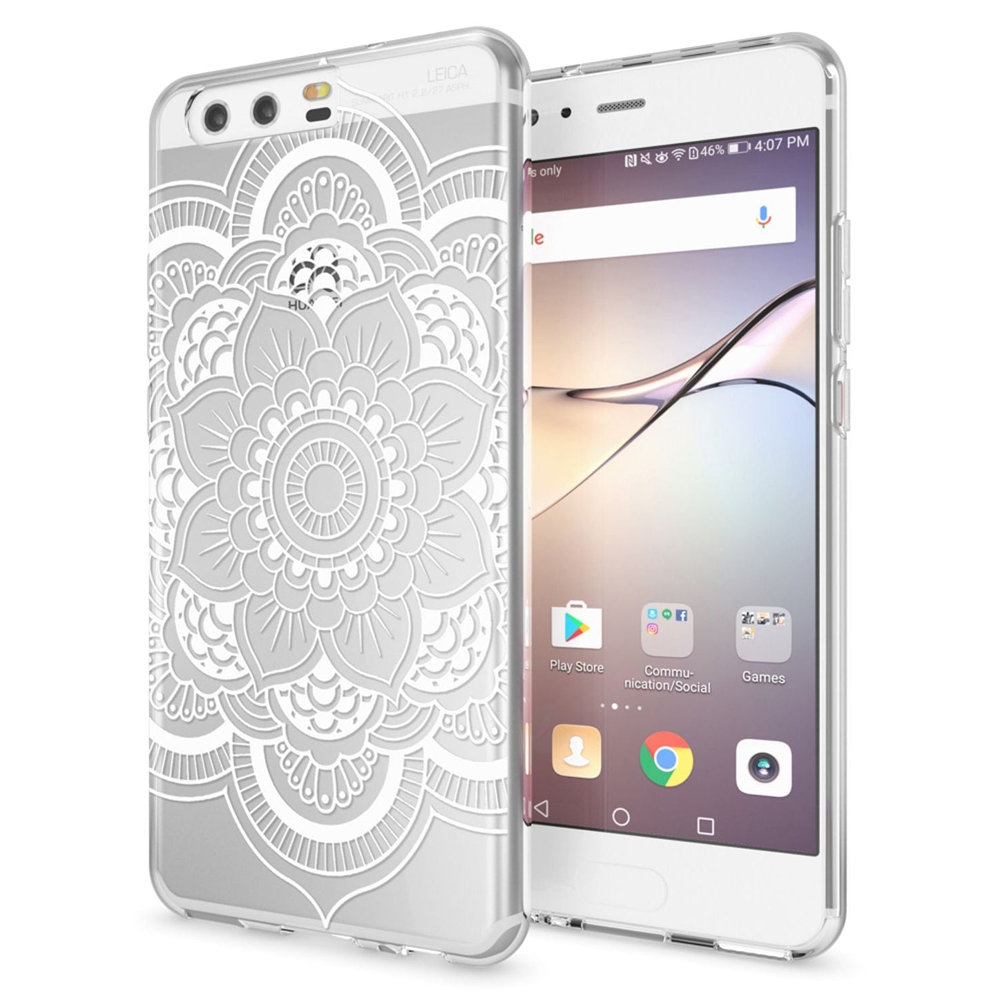 Huawei P10 Hülle Handyhülle von NALIA, Slim Silikon Motiv Case Cover Schutzhülle