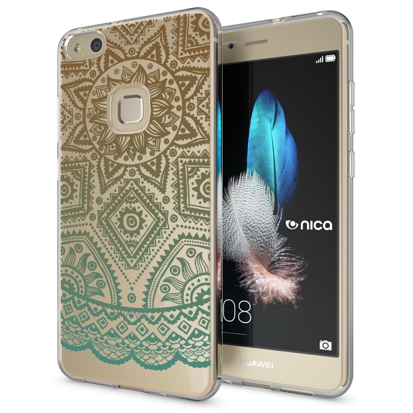 Huawei P10 Lite Case by NALIA, Slim Silicone Design Cover Protective Case