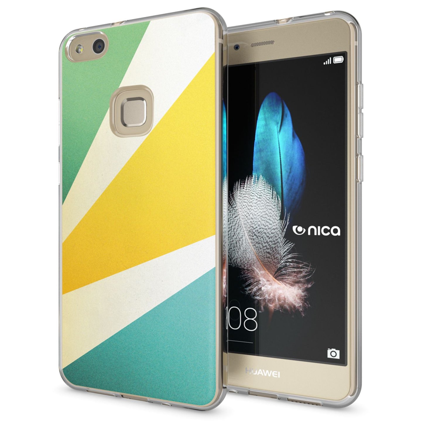 Huawei P10 Lite Case by NALIA, Slim Silicone Design Cover Protective Case