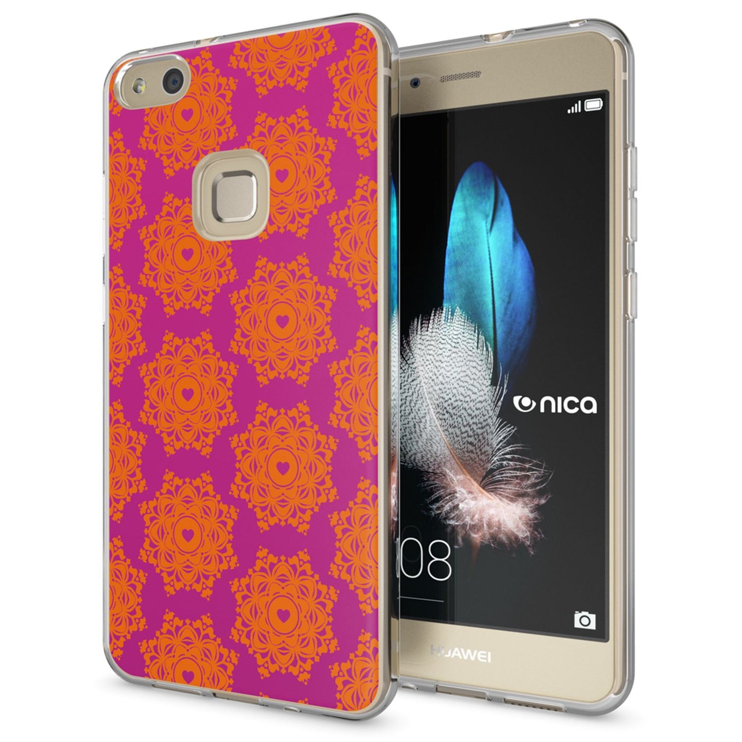 Huawei P10 Lite Case by NALIA, Slim Silicone Design Cover Protective Case