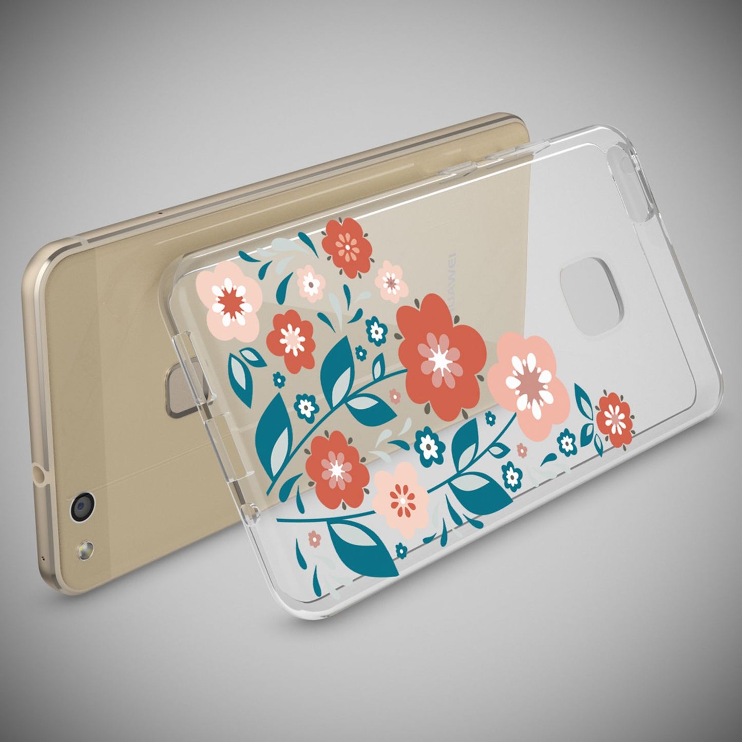 Huawei P10 Lite Case by NALIA, Slim Silicone Design Cover Protective Case