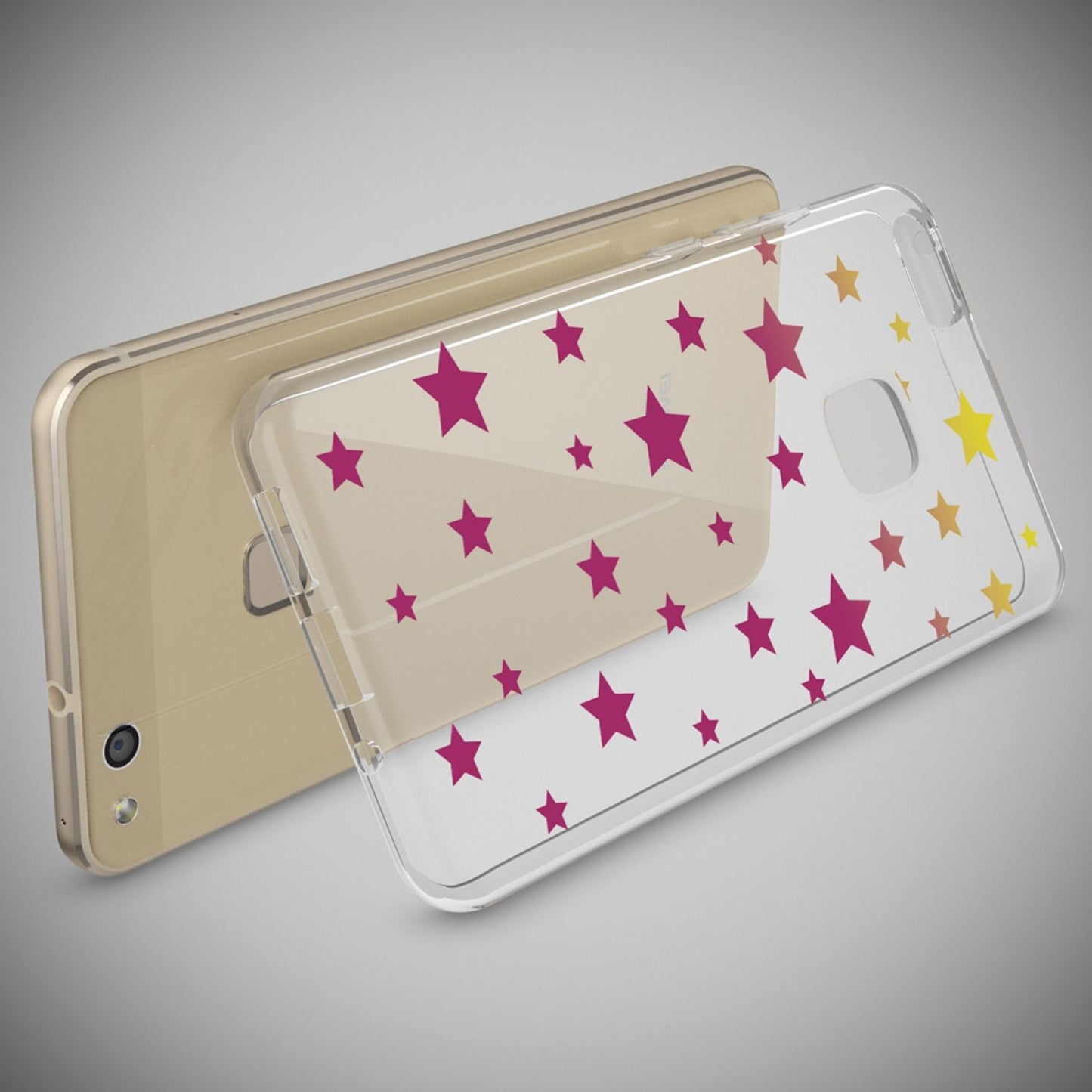 Huawei P10 Lite Case by NALIA, Slim Silicone Design Cover Protective Case