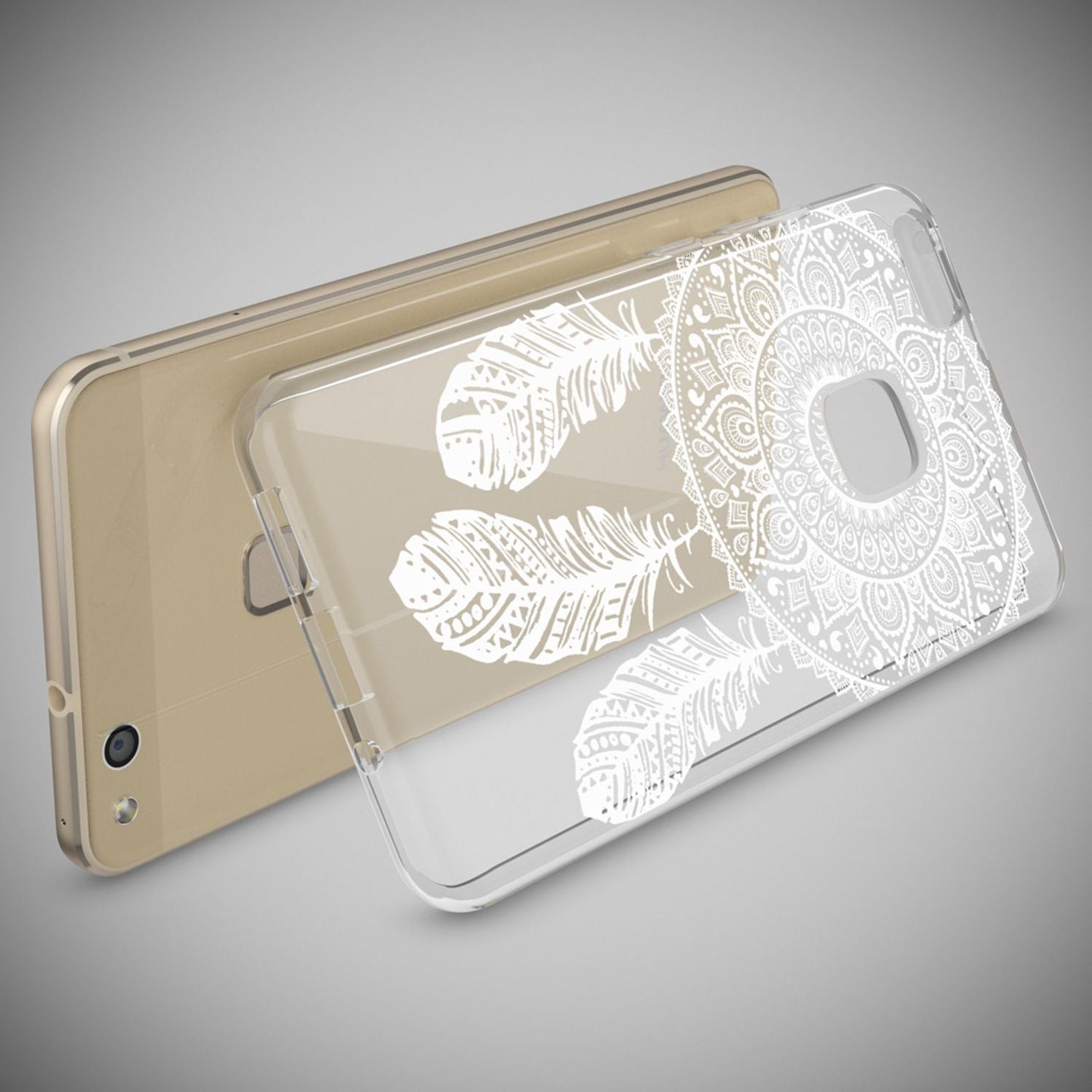 Huawei P10 Lite Case by NALIA, Slim Silicone Design Cover Protective Case