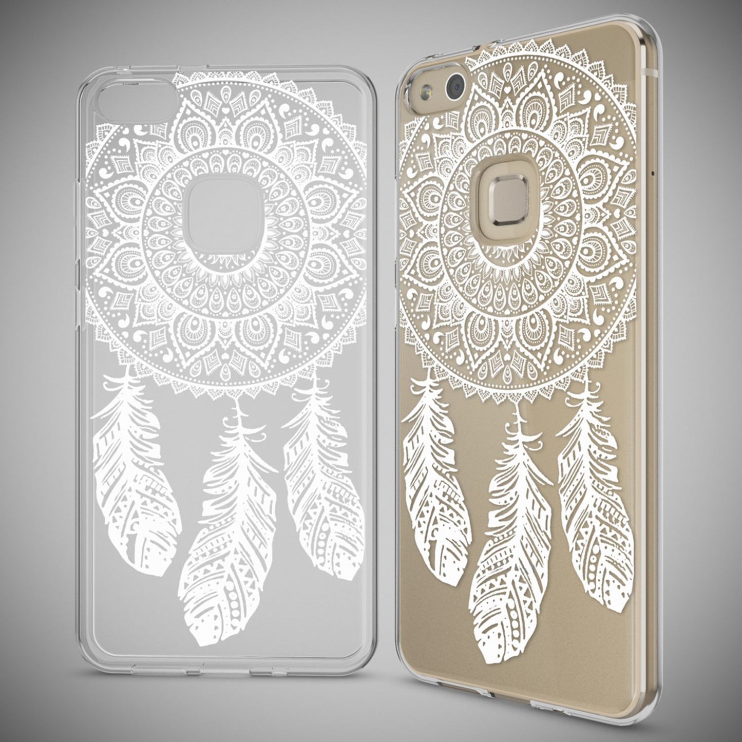 Huawei P10 Lite Case by NALIA, Slim Silicone Design Cover Protective Case