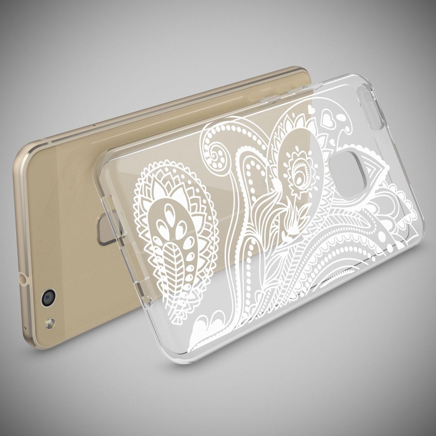 Huawei P10 Lite Case by NALIA, Slim Silicone Design Cover Protective Case