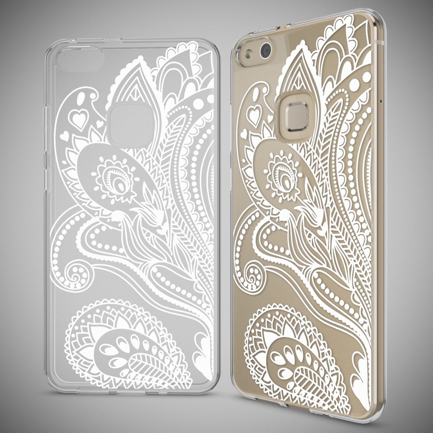 Huawei P10 Lite Case by NALIA, Slim Silicone Design Cover Protective Case