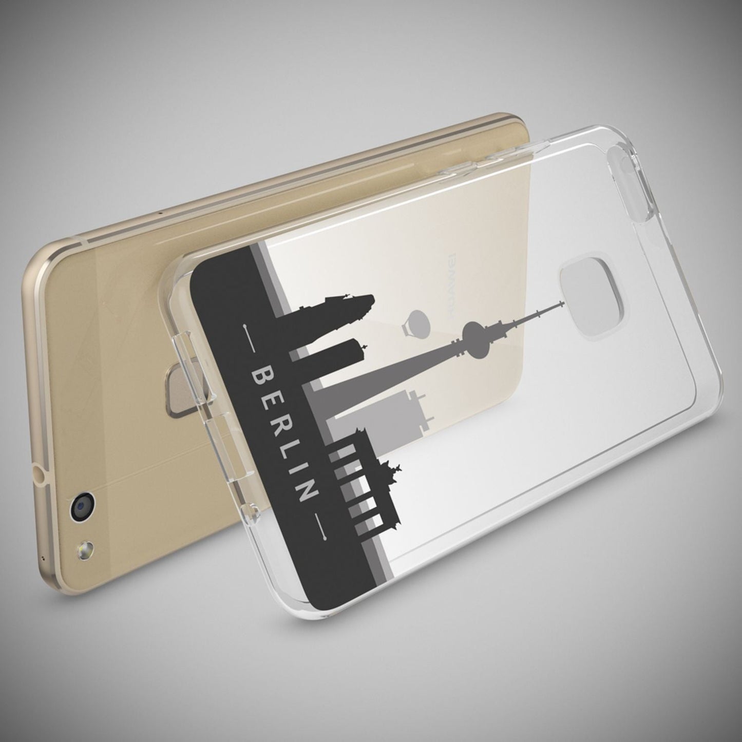 Huawei P10 Lite Case by NALIA, Slim Silicone Design Cover Protective Case