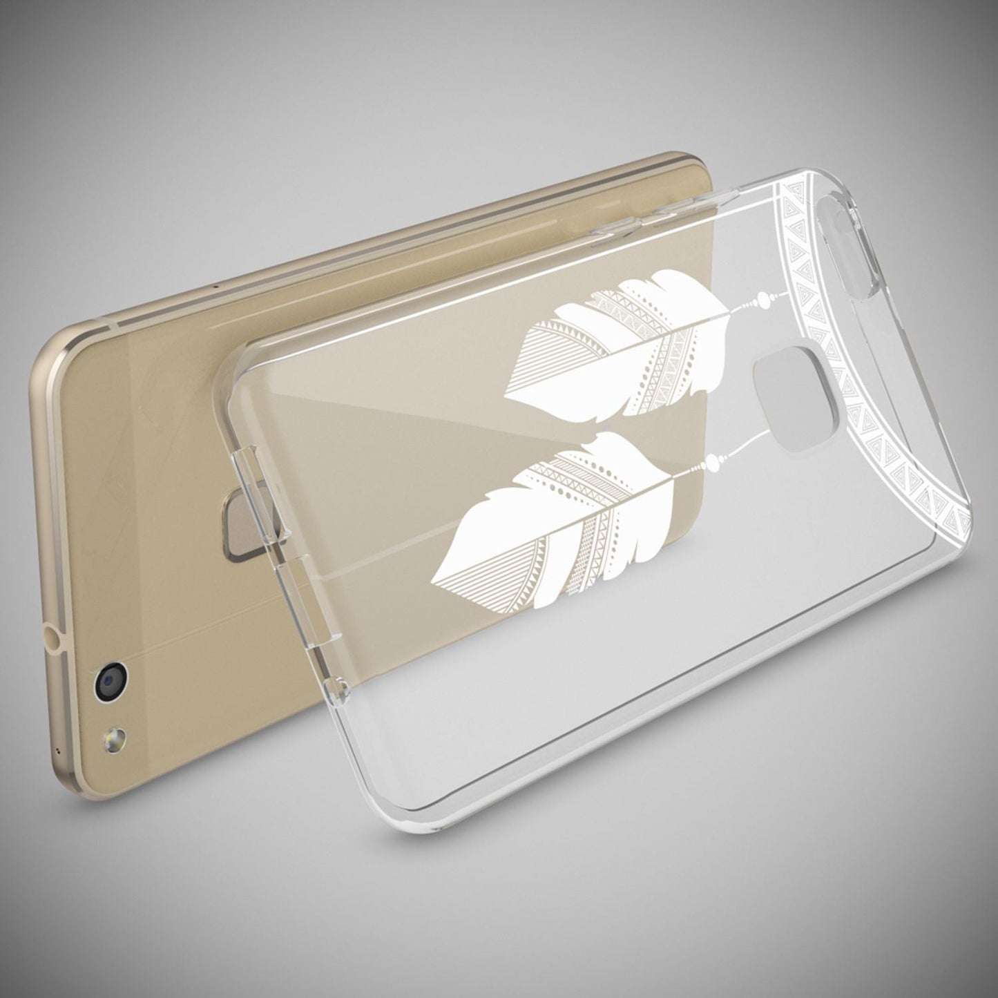 Huawei P10 Lite Case by NALIA, Slim Silicone Design Cover Protective Case