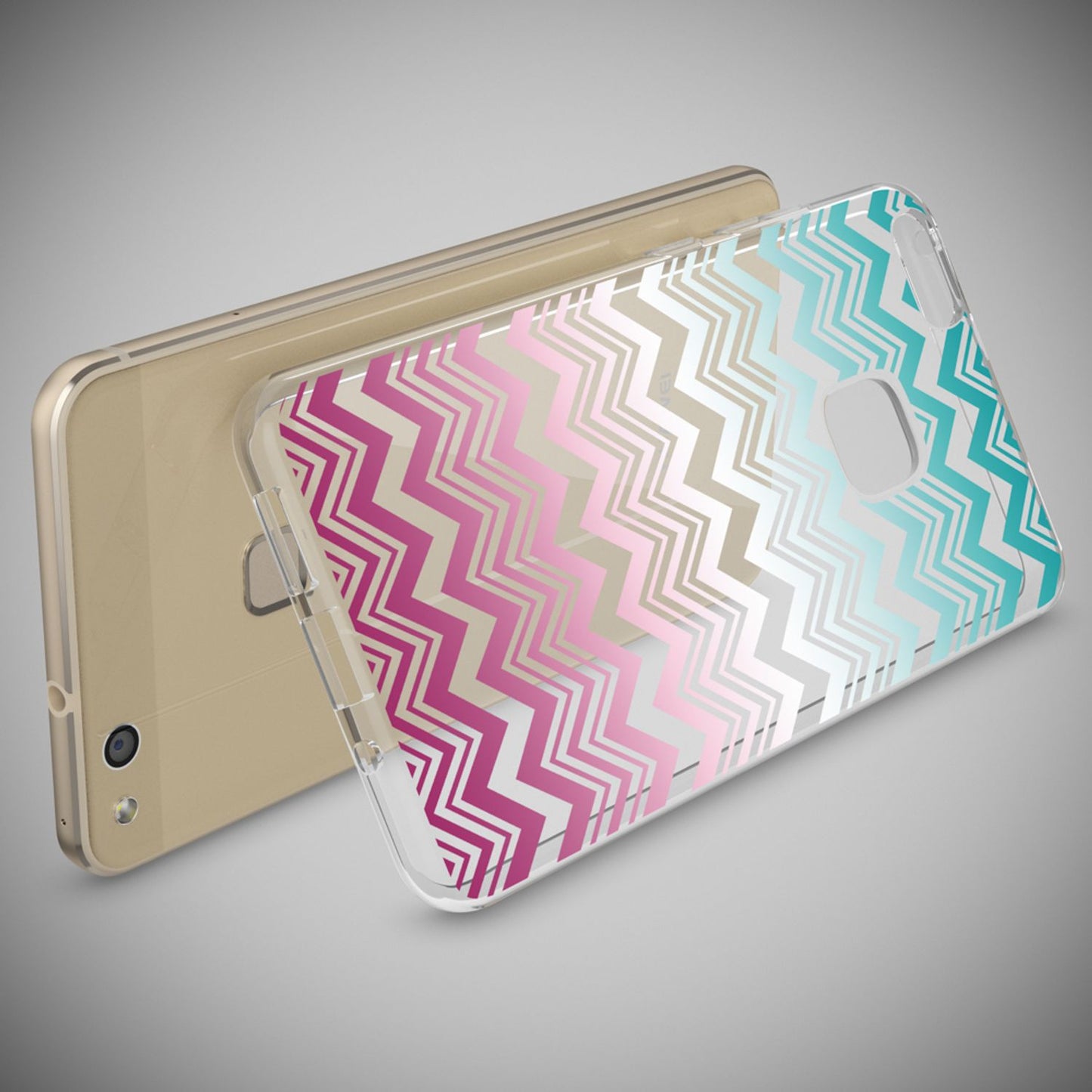 Huawei P10 Lite Case by NALIA, Slim Silicone Design Cover Protective Case