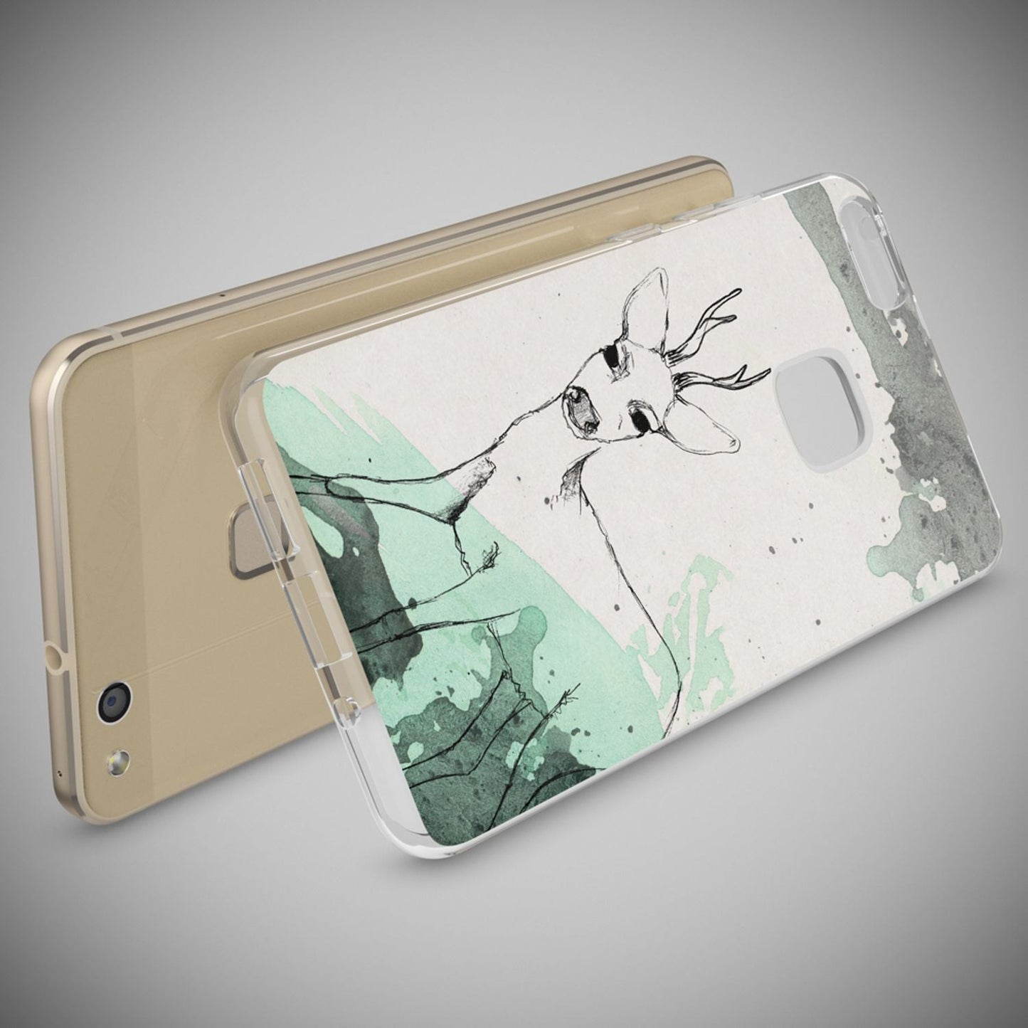 Huawei P10 Lite Case by NALIA, Slim Silicone Design Cover Protective Case