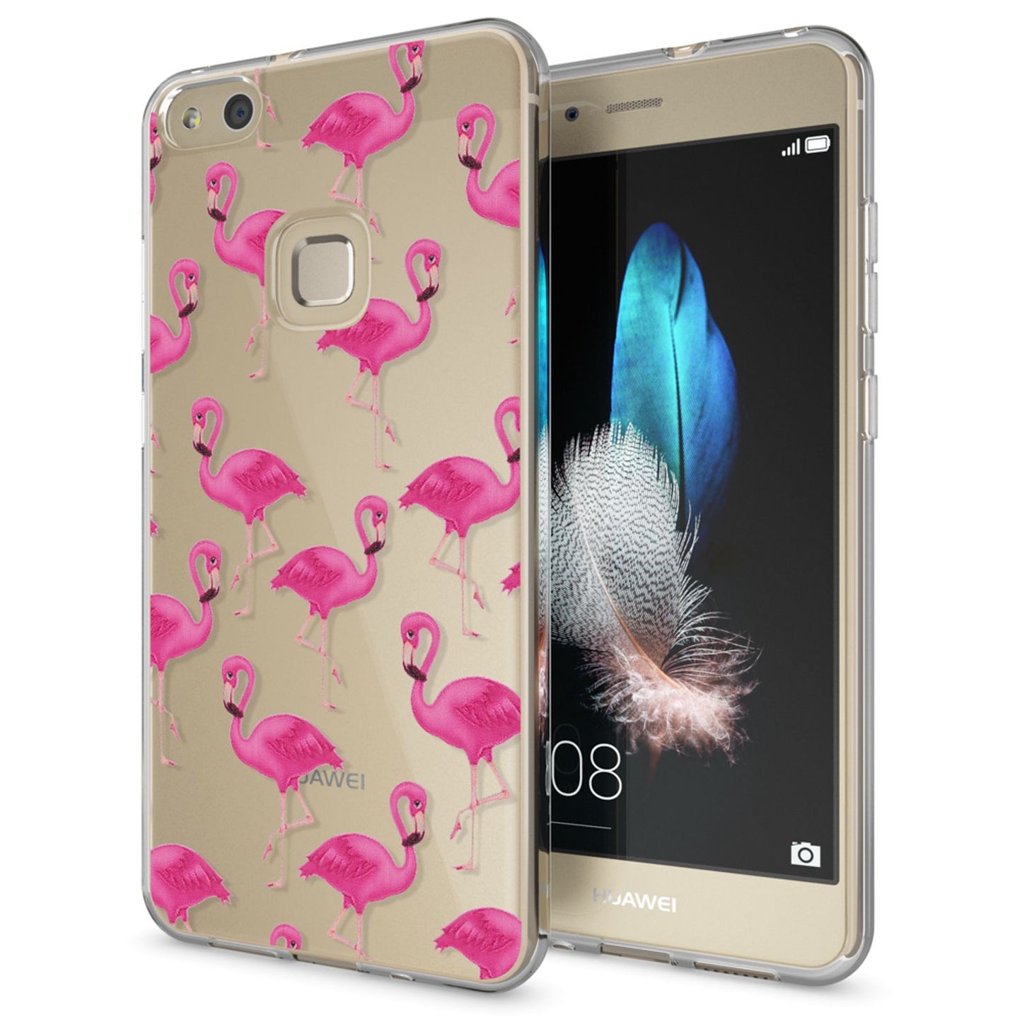 Huawei P10 Lite Case by NALIA, Slim Silicone Design Cover Protective Case
