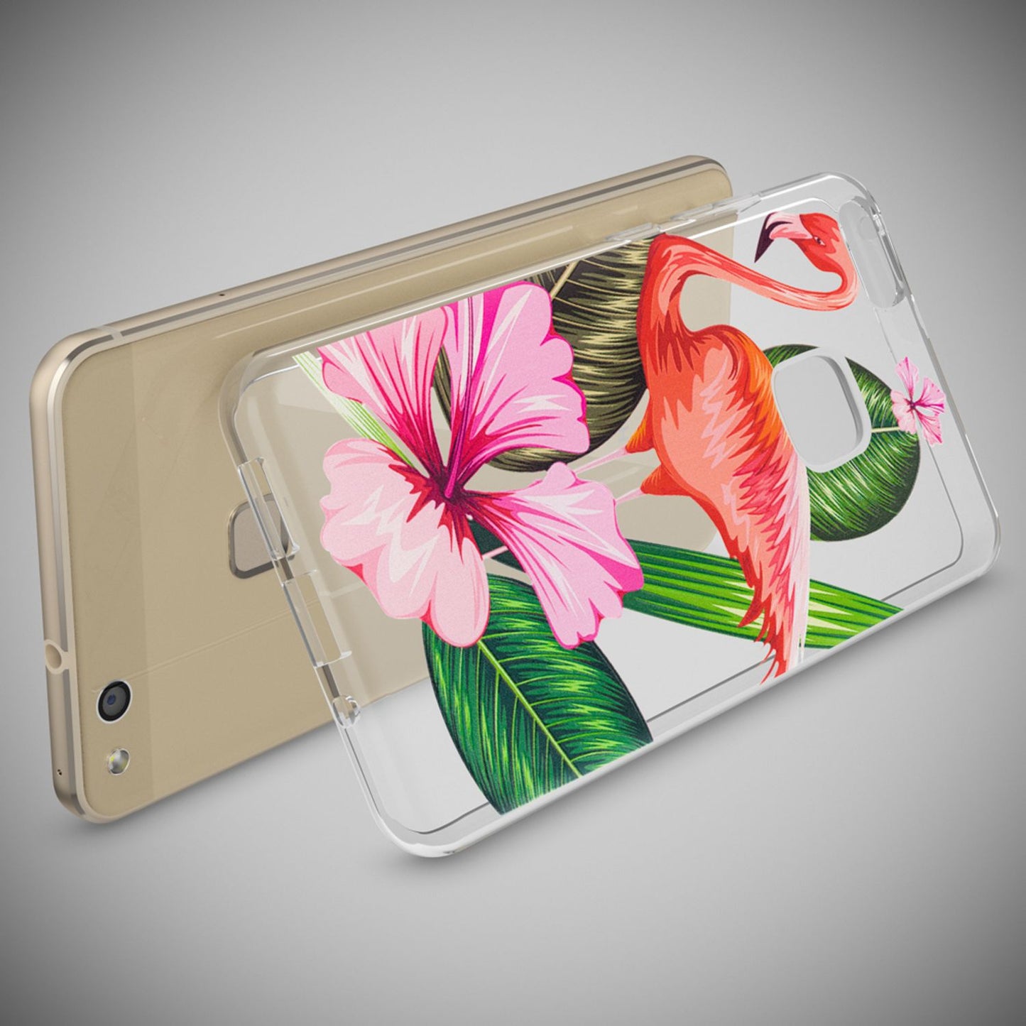 Huawei P10 Lite Case by NALIA, Slim Silicone Design Cover Protective Case