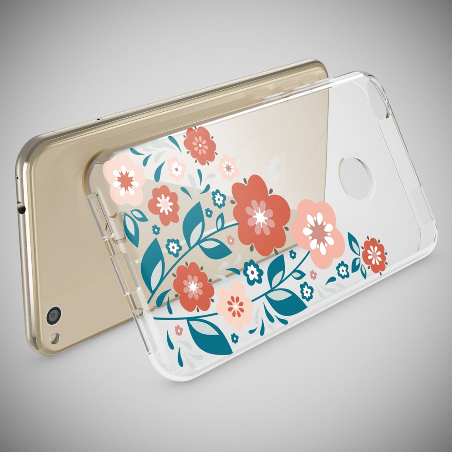 Huawei P8 Lite 2017 hulstur, símahulstur frá NALIA, þunnt sílikonhönnuð hlífðarhulstur