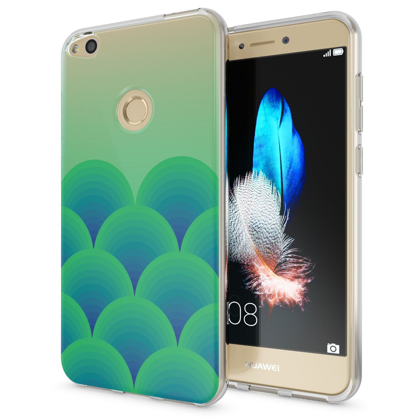 Huawei P8 Lite 2017 hulstur, símahulstur frá NALIA, þunnt sílikonhönnuð hlífðarhulstur