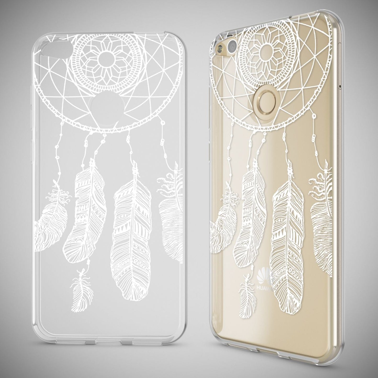 Huawei P8 Lite 2017 hulstur, símahulstur frá NALIA, þunnt sílikonhönnuð hlífðarhulstur