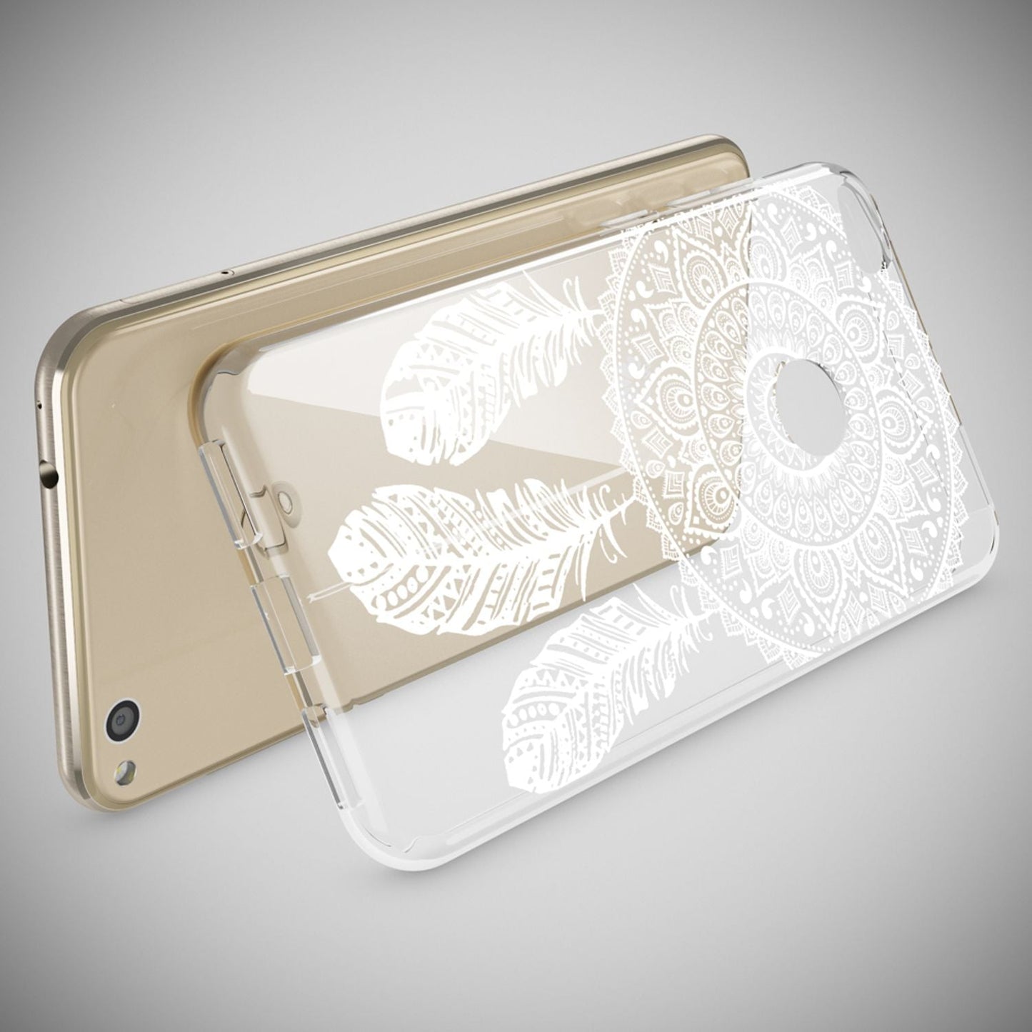 Huawei P8 Lite 2017 hulstur, símahulstur frá NALIA, þunnt sílikonhönnuð hlífðarhulstur