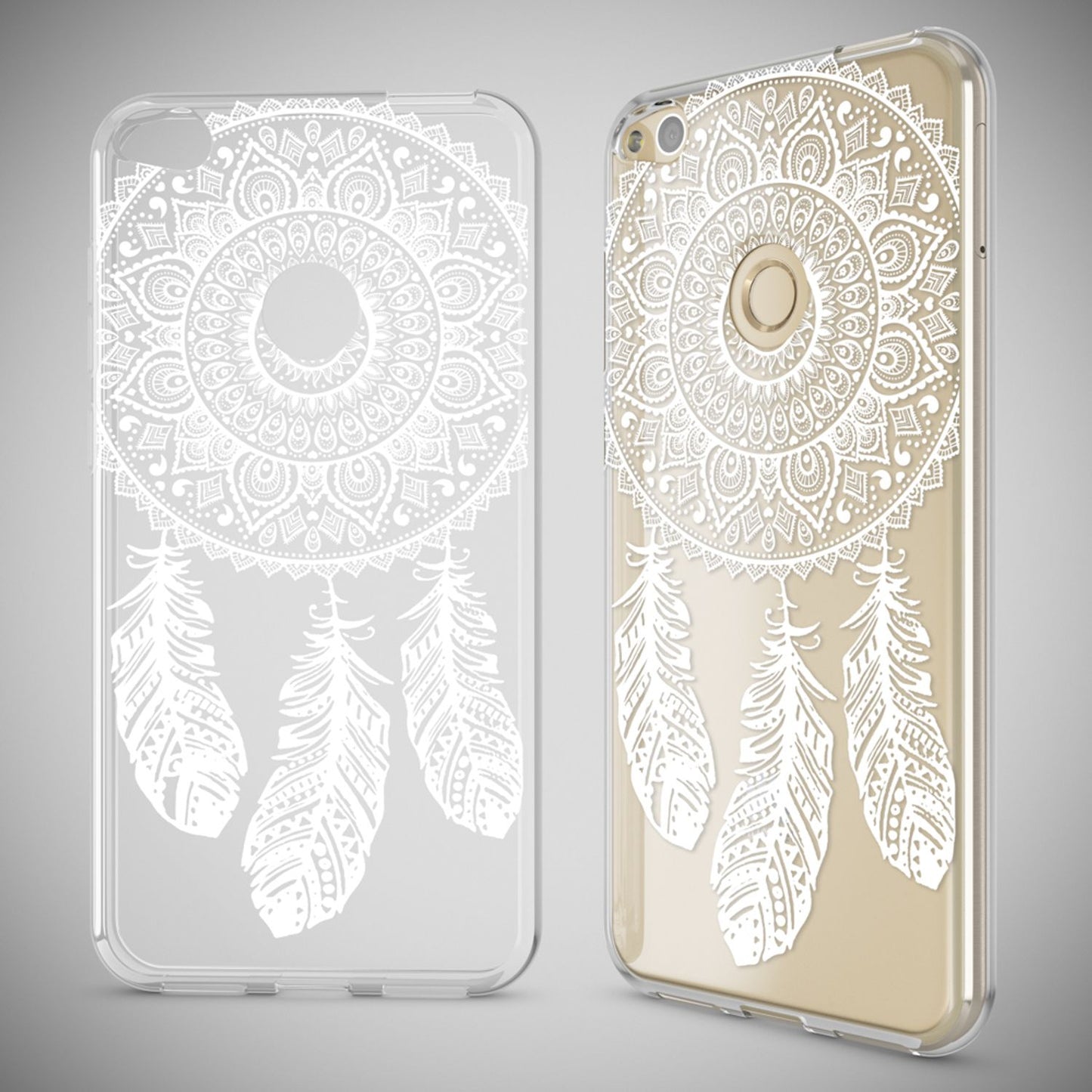 Huawei P8 Lite 2017 hulstur, símahulstur frá NALIA, þunnt sílikonhönnuð hlífðarhulstur