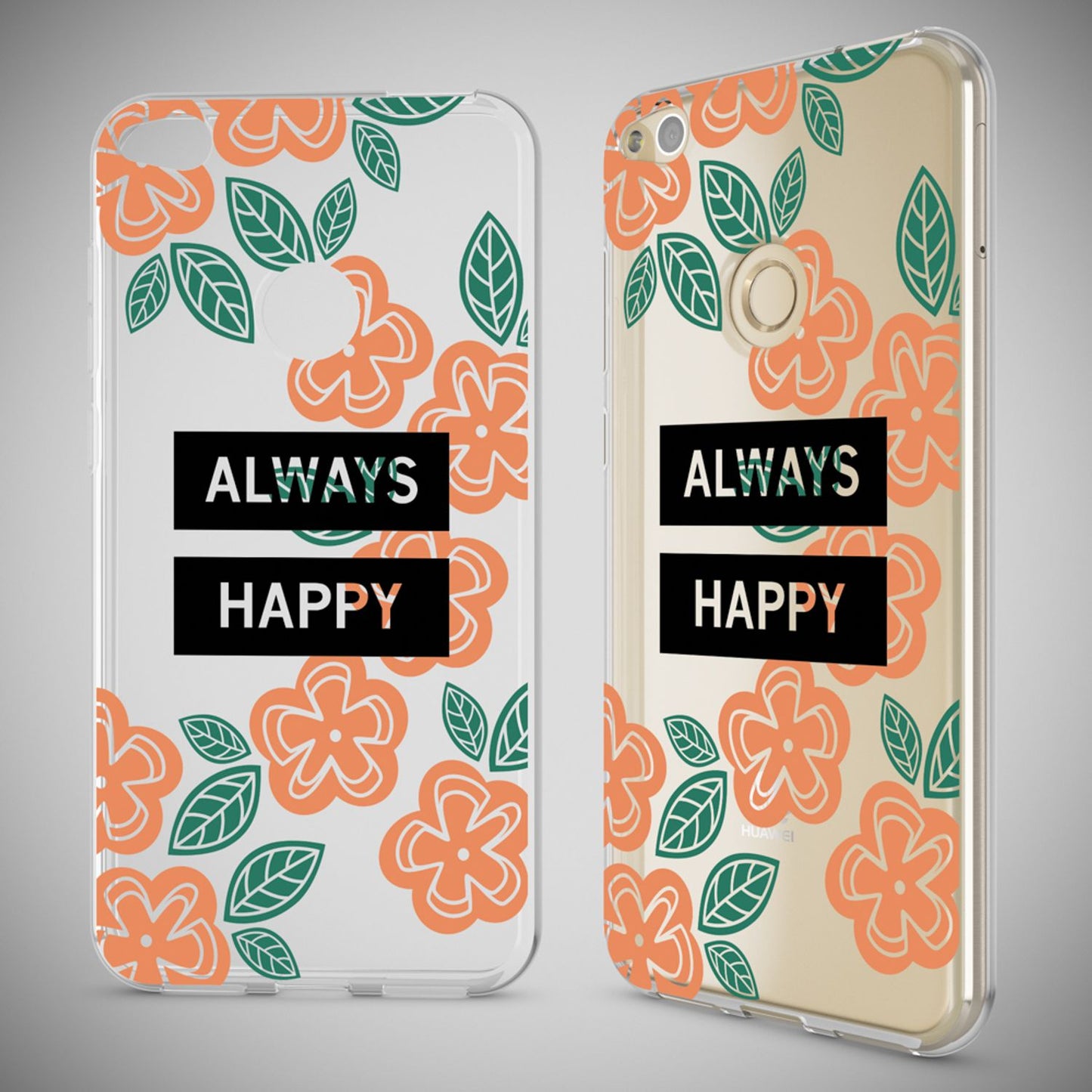 Huawei P8 Lite 2017 hulstur, símahulstur frá NALIA, þunnt sílikonhönnuð hlífðarhulstur