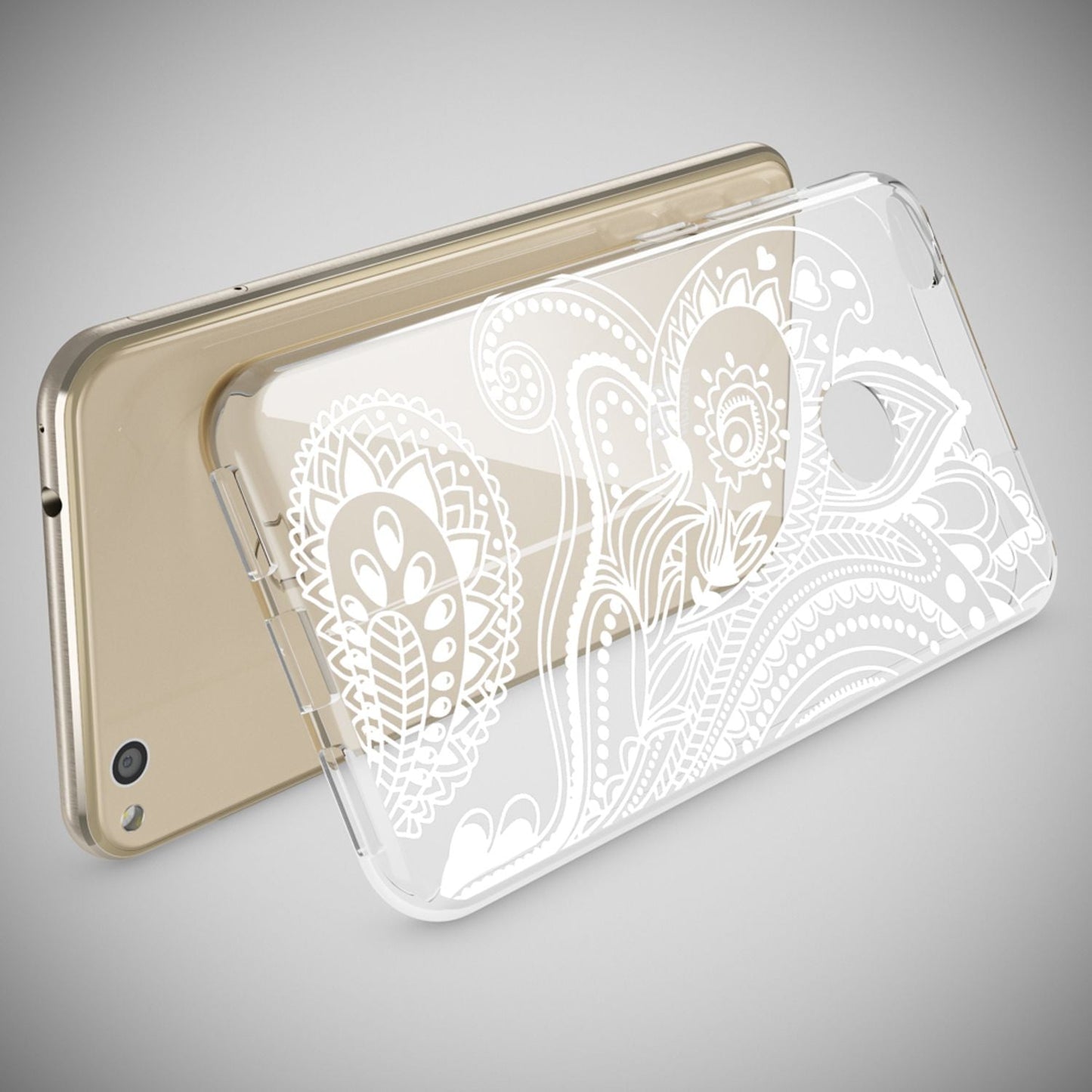 Huawei P8 Lite 2017 hulstur, símahulstur frá NALIA, þunnt sílikonhönnuð hlífðarhulstur