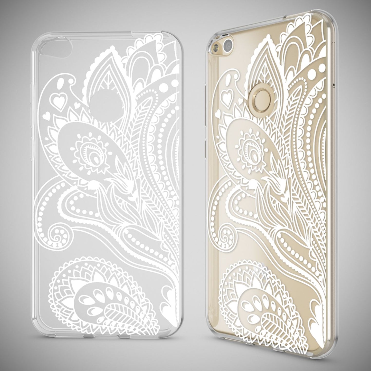 Huawei P8 Lite 2017 hulstur, símahulstur frá NALIA, þunnt sílikonhönnuð hlífðarhulstur