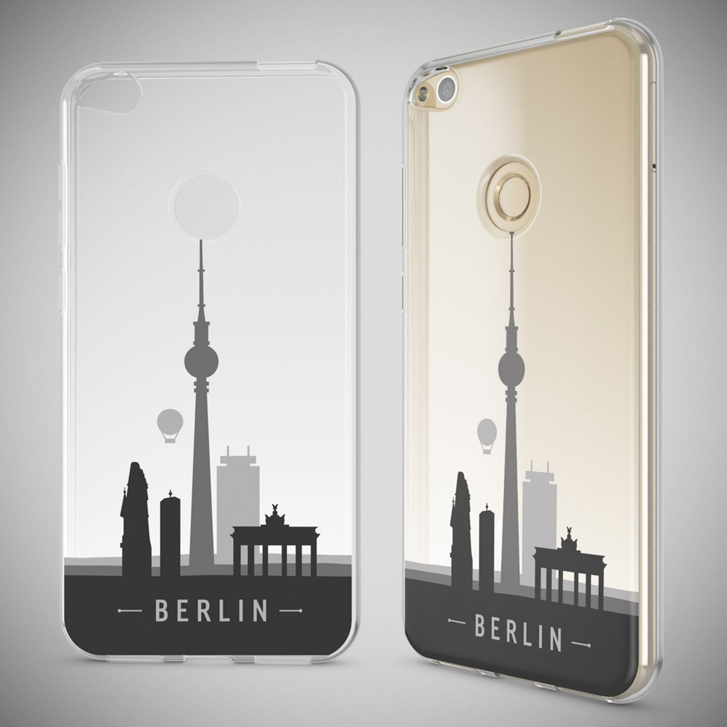 Huawei P8 Lite 2017 hulstur, símahulstur frá NALIA, þunnt sílikonhönnuð hlífðarhulstur