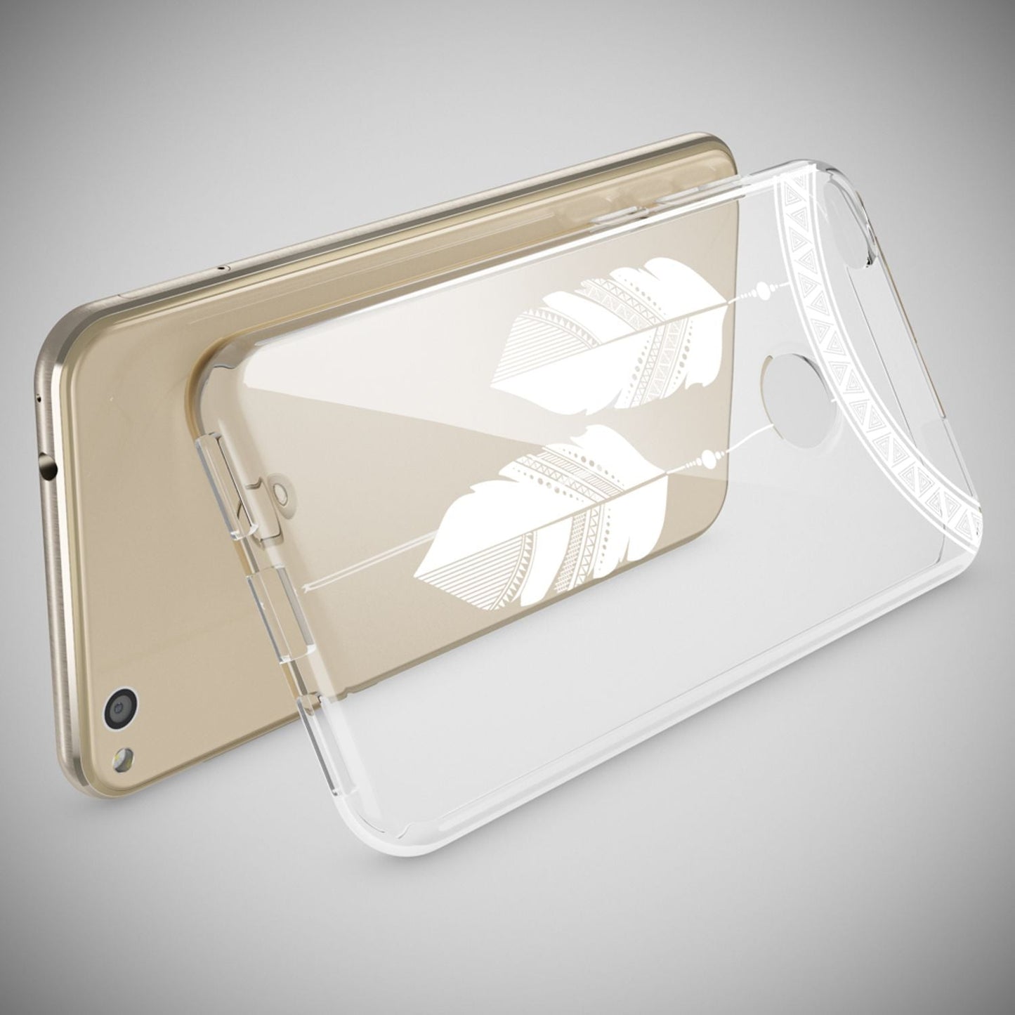 Huawei P8 Lite 2017 hulstur, símahulstur frá NALIA, þunnt sílikonhönnuð hlífðarhulstur