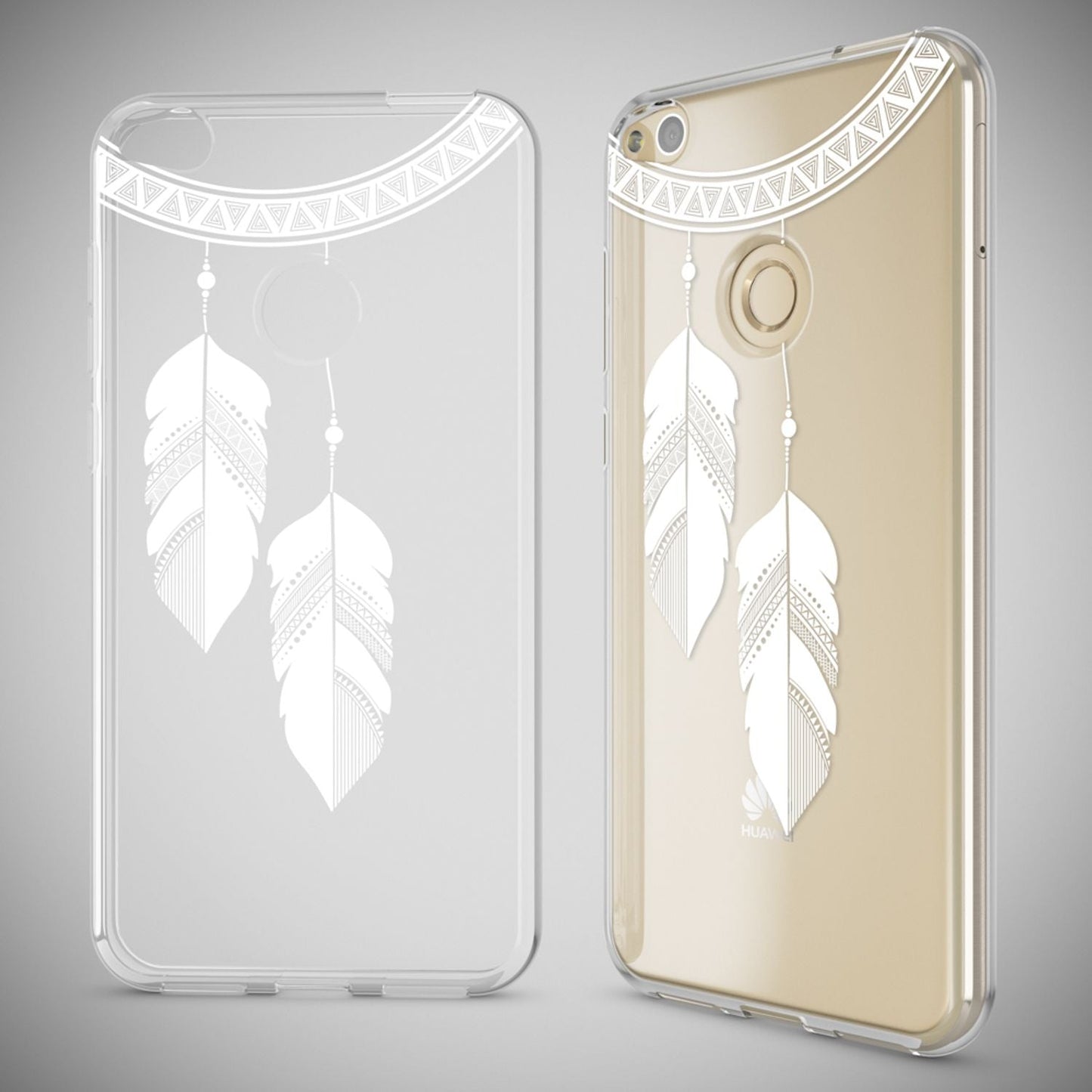 Huawei P8 Lite 2017 hulstur, símahulstur frá NALIA, þunnt sílikonhönnuð hlífðarhulstur