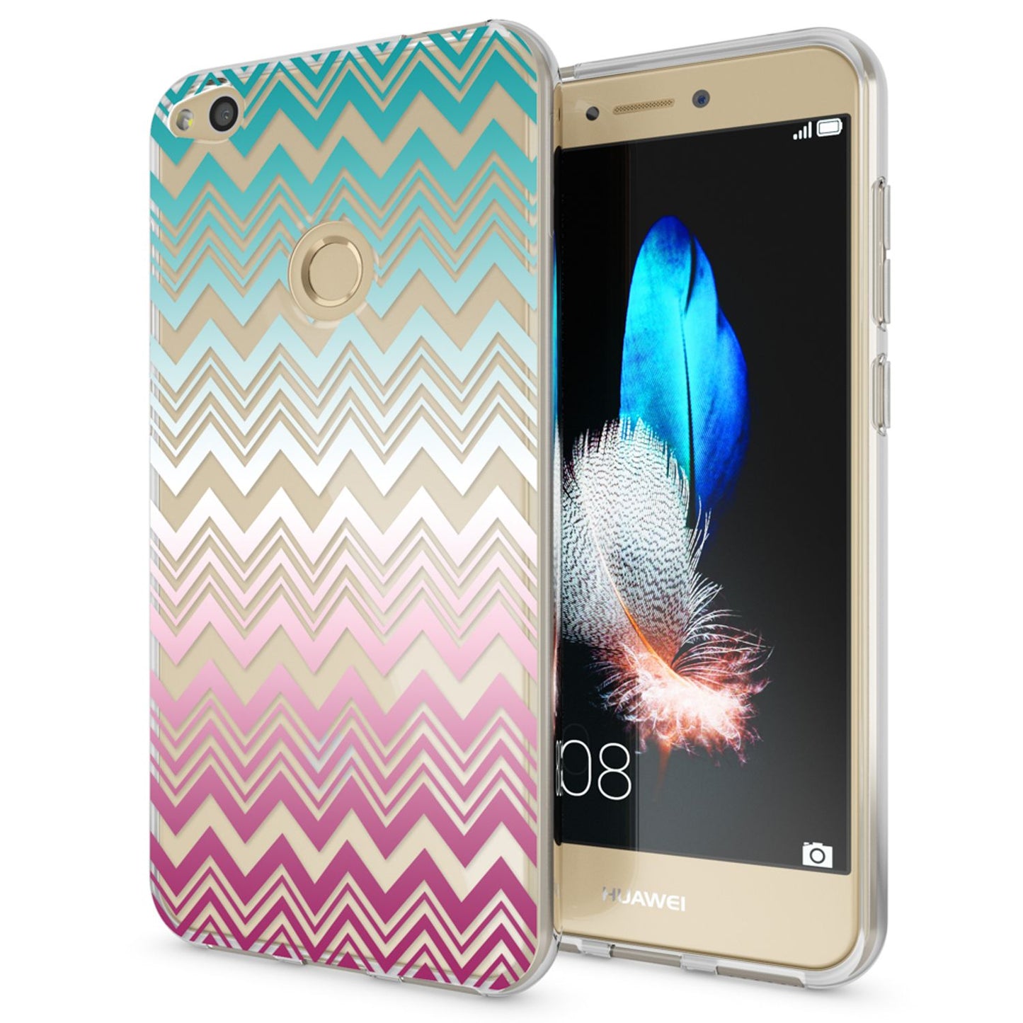 Huawei P8 Lite 2017 hulstur, símahulstur frá NALIA, þunnt sílikonhönnuð hlífðarhulstur