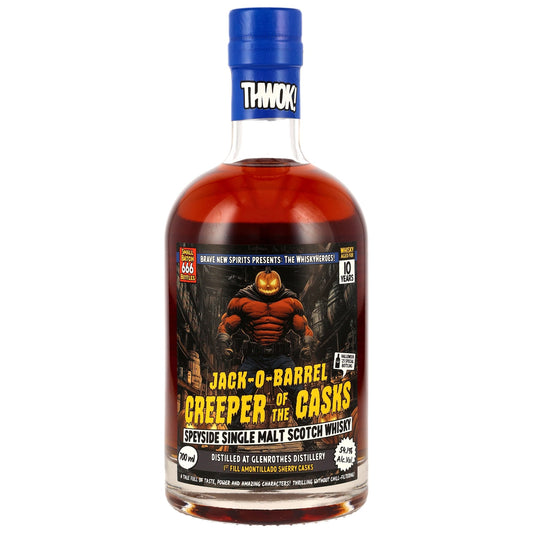 Glenrothes 10 - Viskíhetjur: Jack-o-Barrel: Creeper of the Casks - Amontillado Sherry Casks