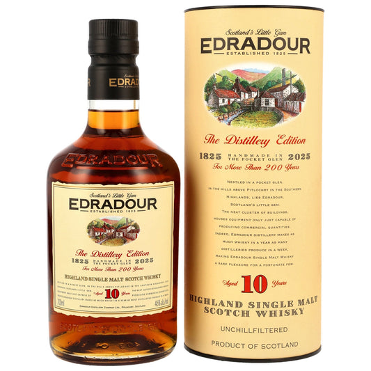 Edradour 10 - 200 ára útgáfa - 46% Oloroso Sherry tunnur