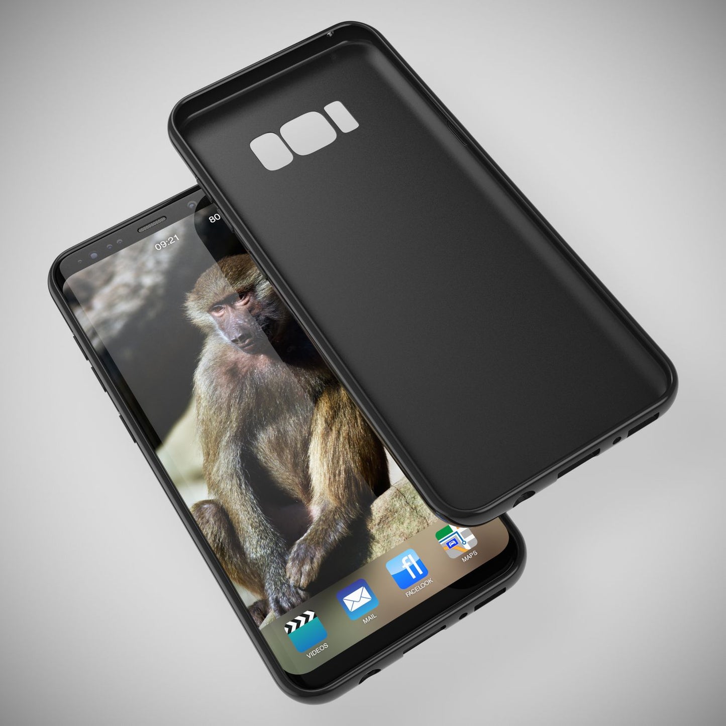 Samsung Galaxy S8 Case by NALIA, Slim Silicone Cover TPU Jelly Case