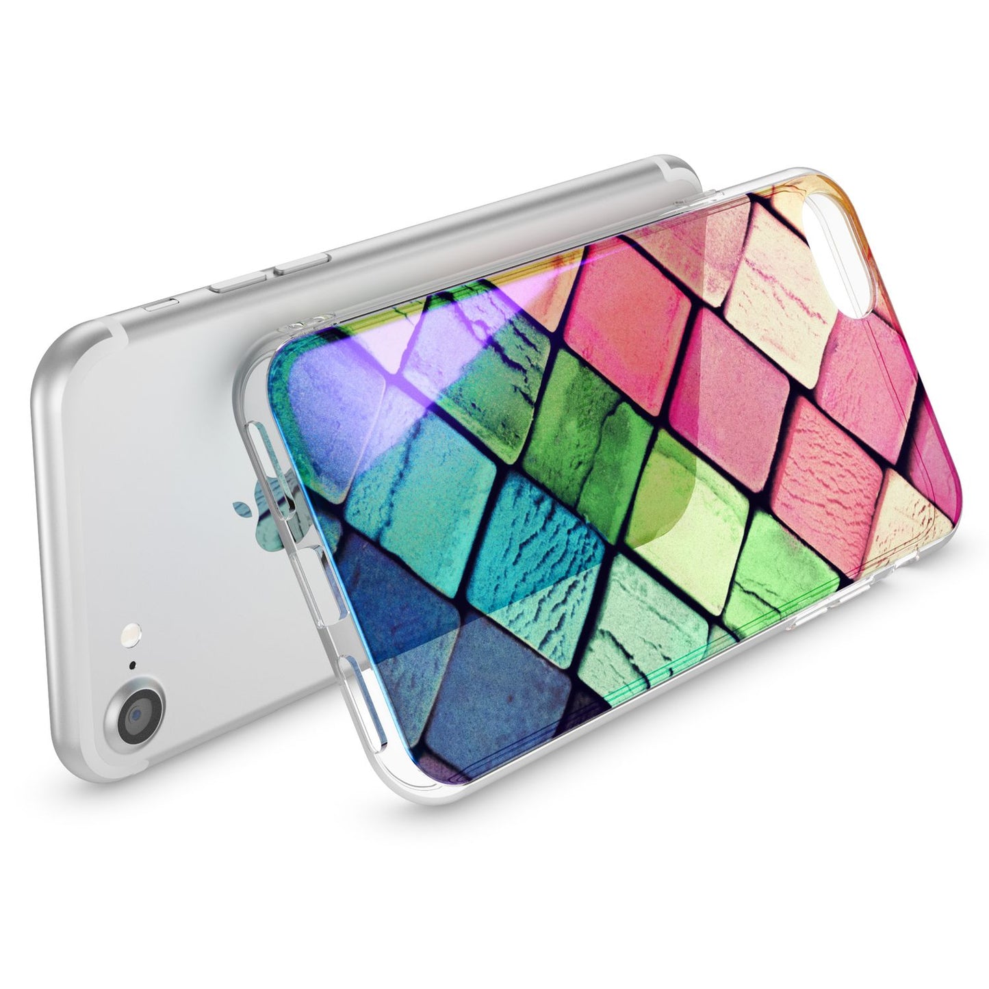 NALIA Phone Case for iPhone SE 2020 / 8 / 7, Design Case Cover Protective Case TPU