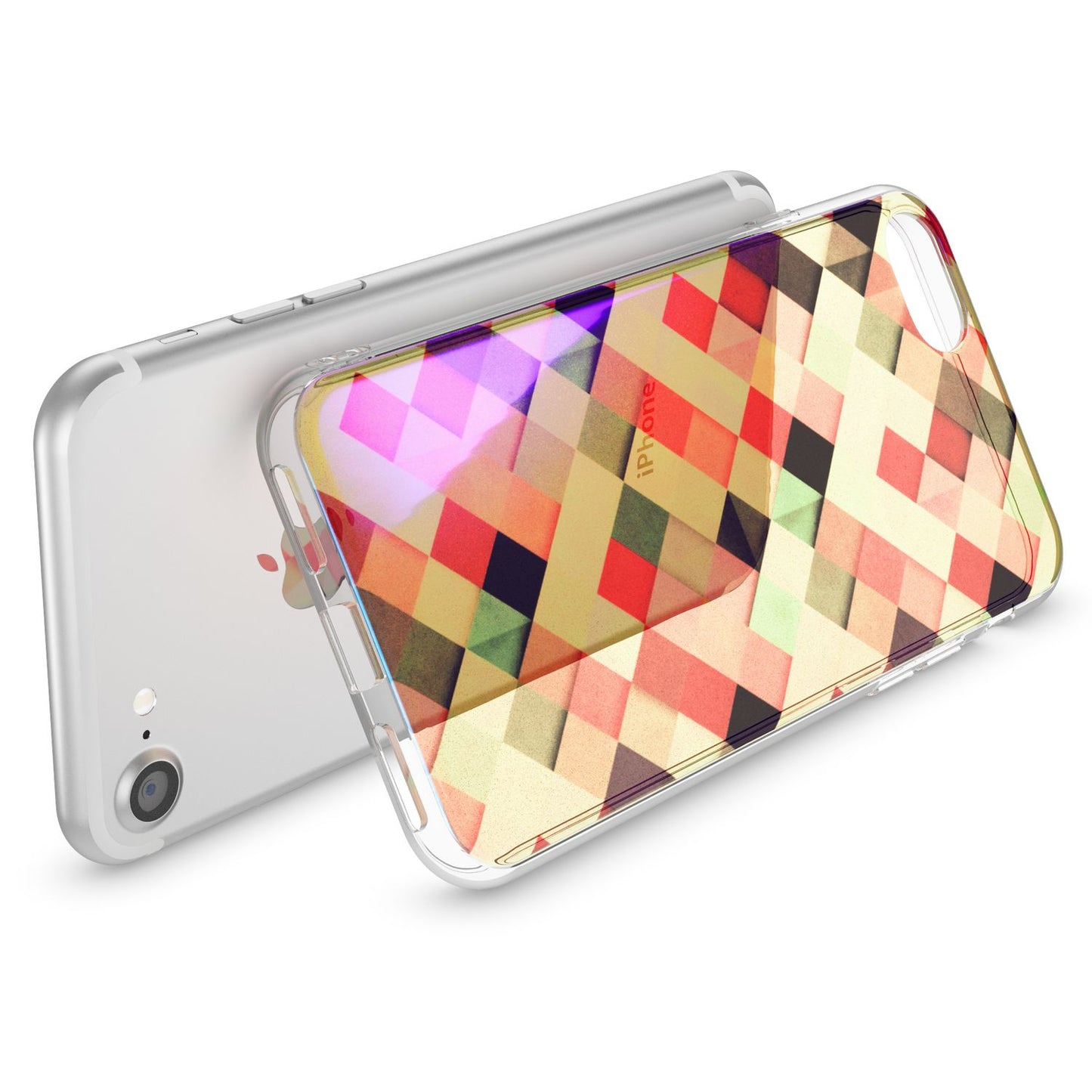 NALIA Phone Case for iPhone SE 2020 / 8 / 7, Design Case Cover Protective Case TPU