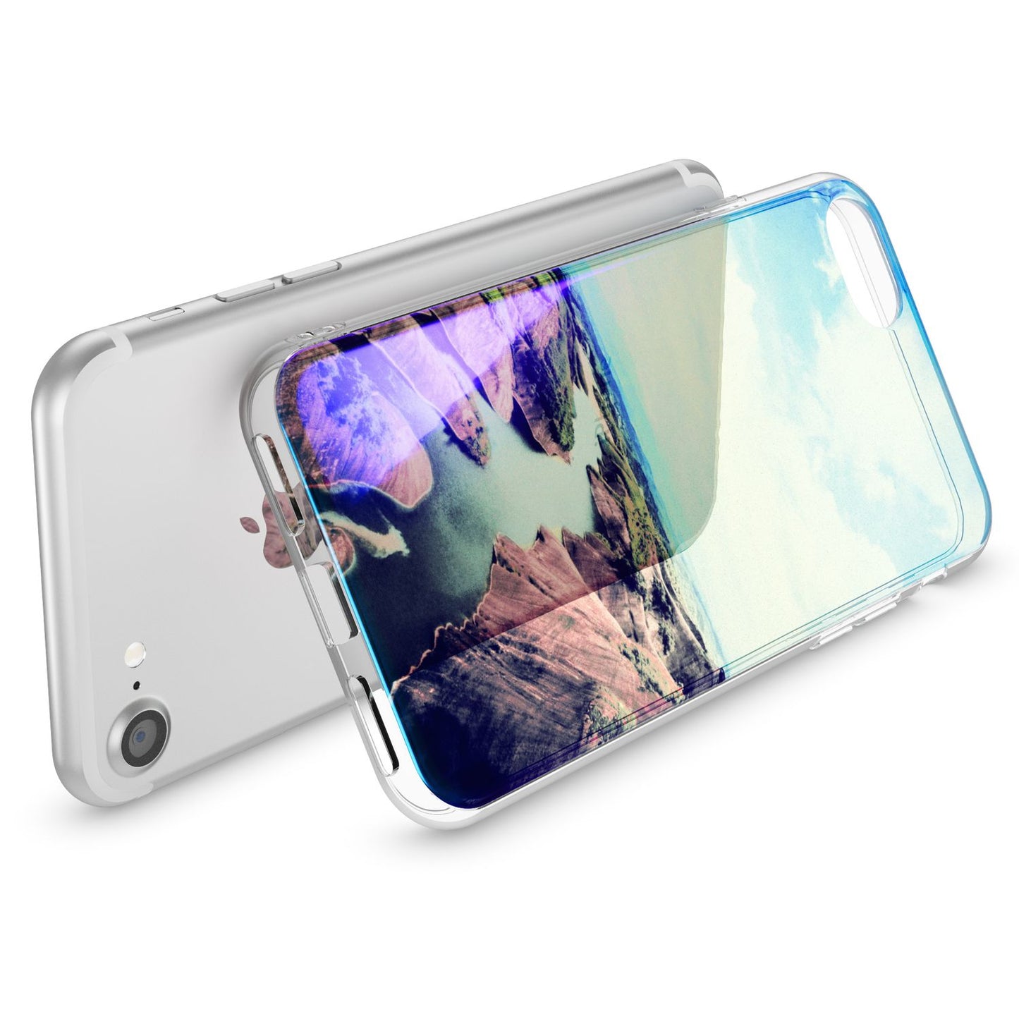 NALIA Phone Case for iPhone SE 2020 / 8 / 7, Design Case Cover Protective Case TPU