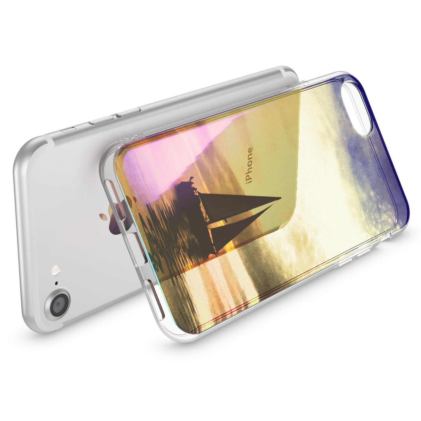 NALIA Phone Case for iPhone SE 2020 / 8 / 7, Design Case Cover Protective Case TPU